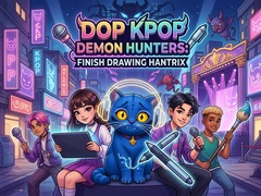 Peli DOP KPop Demon Hunters: Finish Drawing Hantrix