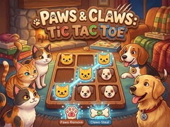 Peli Paws & Claws Tic Tac Toe