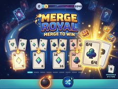 Peli Merge Royal: Merge to Win