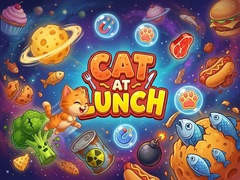 Peli Cat at Lunch