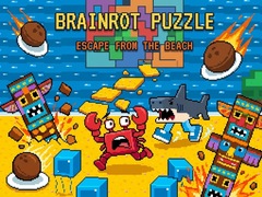 Peli Brainrot Puzzle: Escape from the Beach