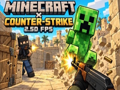 Peli Minecraft Counter Strike: 2.5D FPS