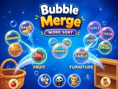 Peli Bubble Merge: Word Sort