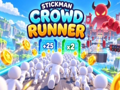 Peli Stickman Crowd Runner 3D