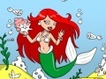 Peli Mermaid Aquarium Coloring Game